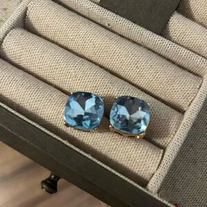 Elegant Blue Stud Earrings